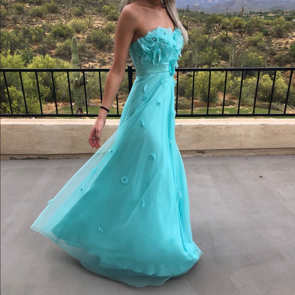 Turquoise dress